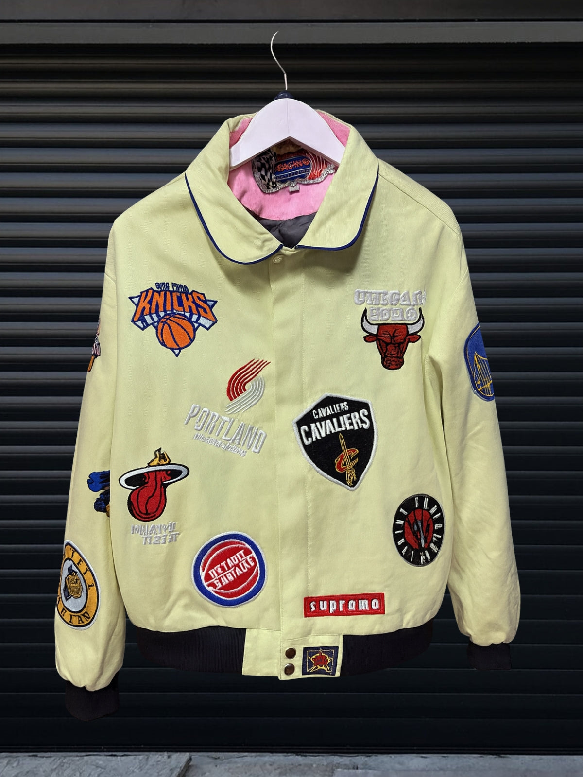 NBA Patch Jacket Collar – Butter Yellow