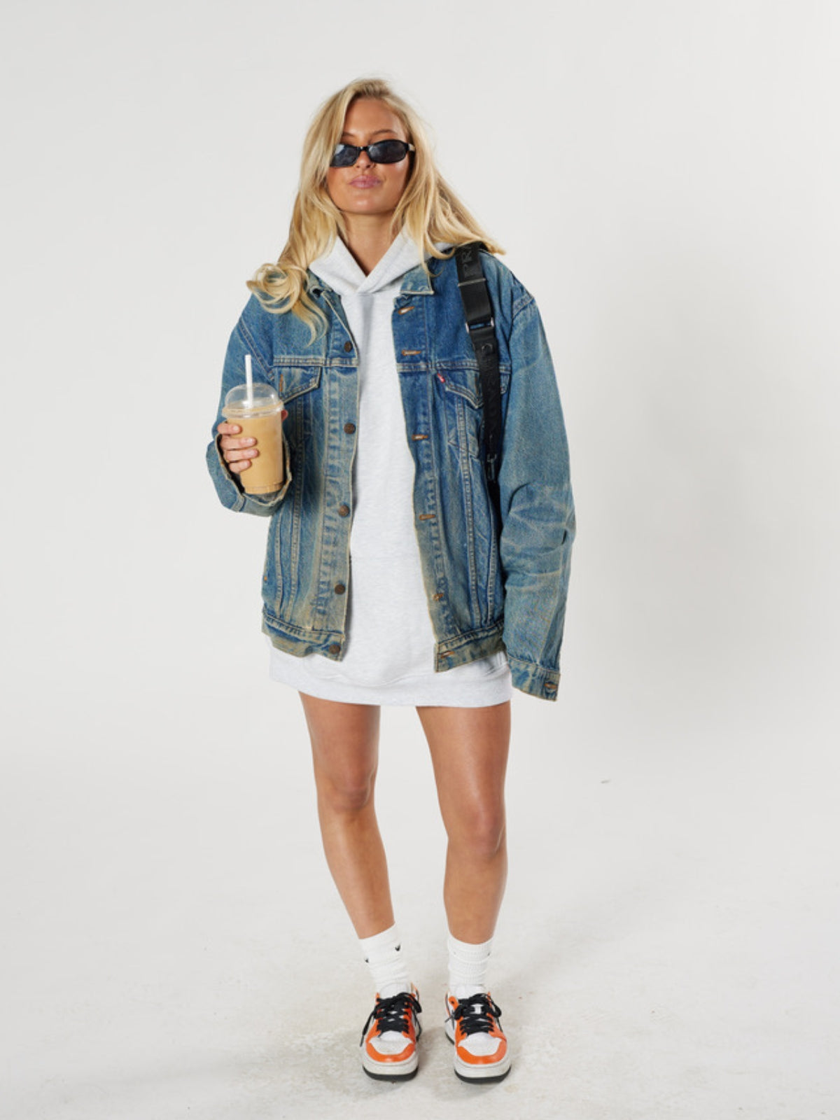 Vintage OG Levis Blue Distressed Dirty - Denim Jacket