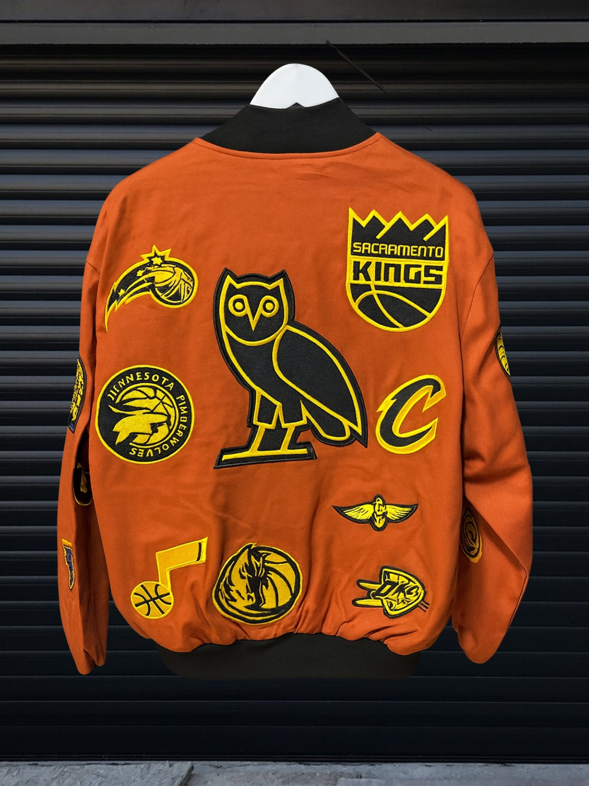 NBA Patch Bomber  – Burnt Orange