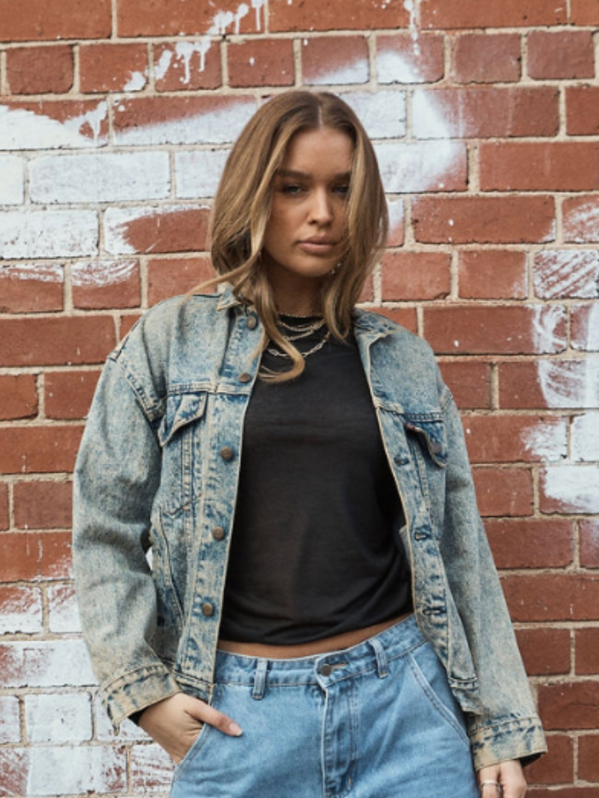 Vintage OG Womens Levis Denim Jacket - Dirty light wash