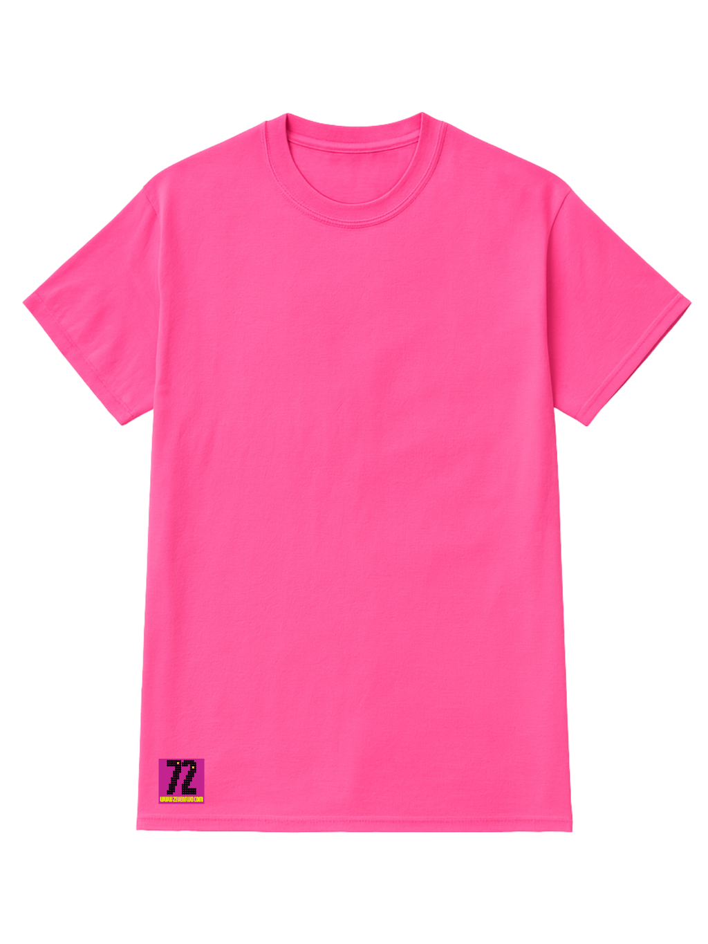 Zeven Two Unisex Neon Pink T shirt