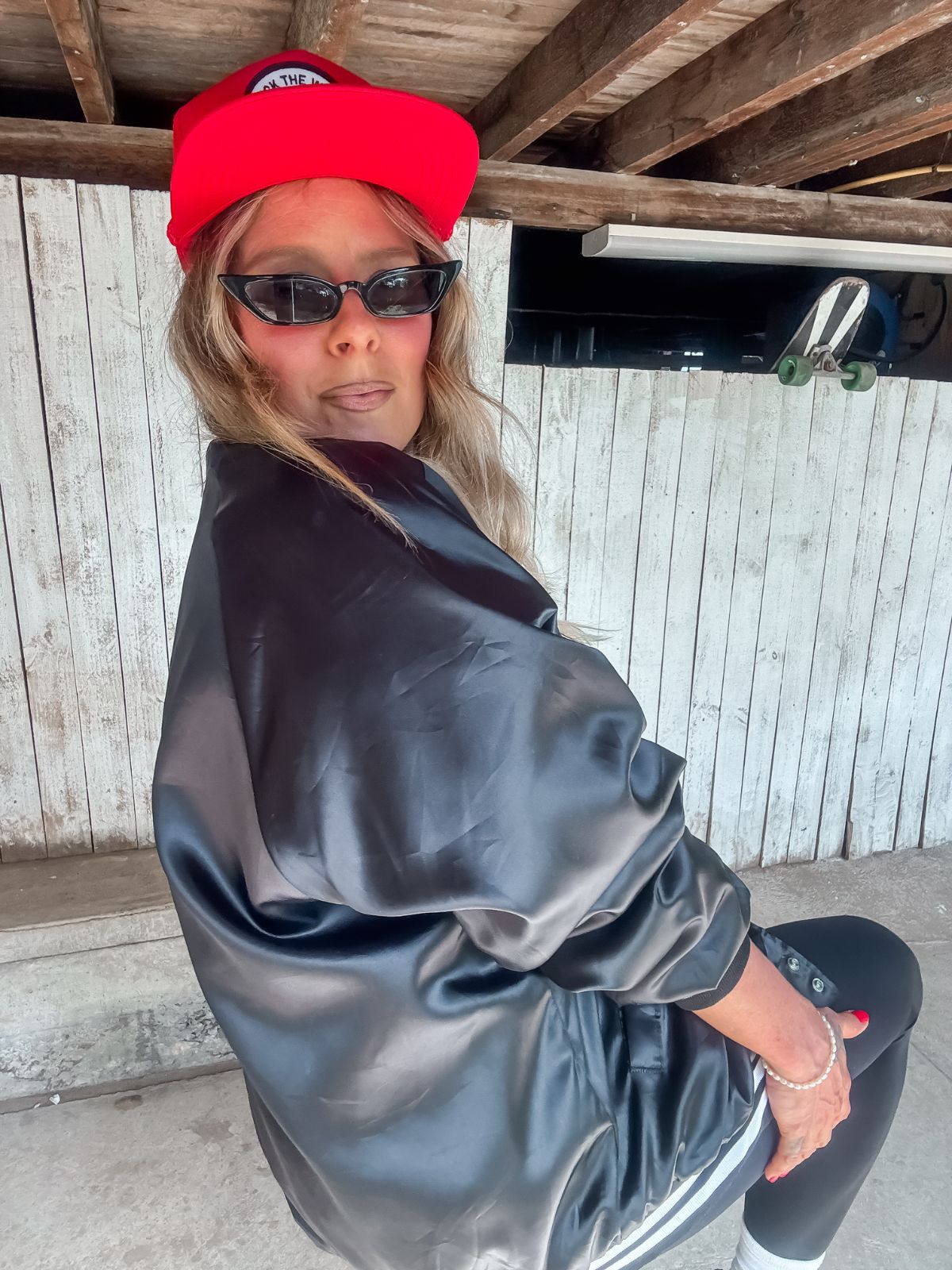 Vintage 70s–80s Satin Bomber Jacket – Retro COACH DAVE Varsity Style