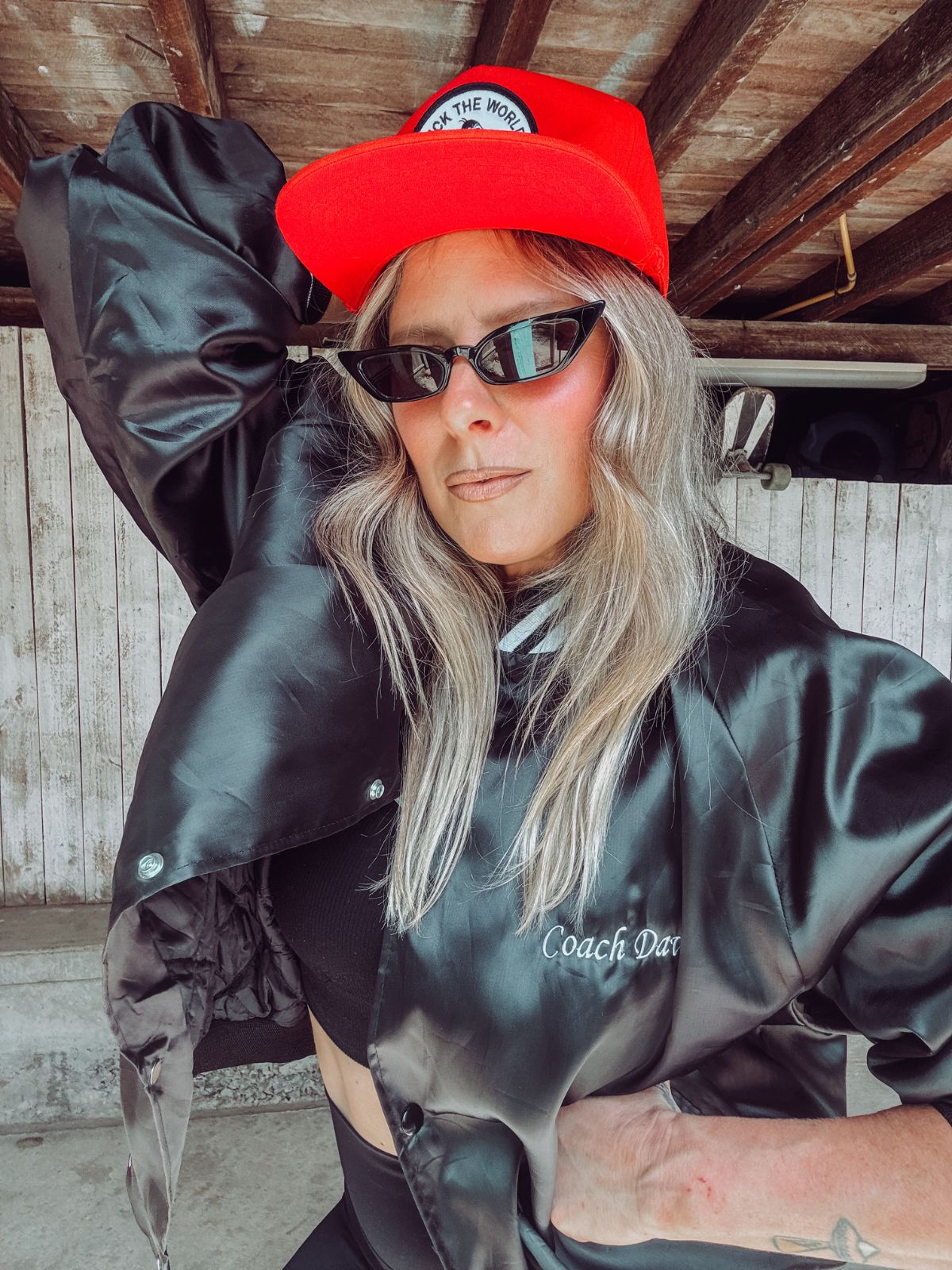 Vintage 70s–80s Satin Bomber Jacket – Retro COACH DAVE Varsity Style
