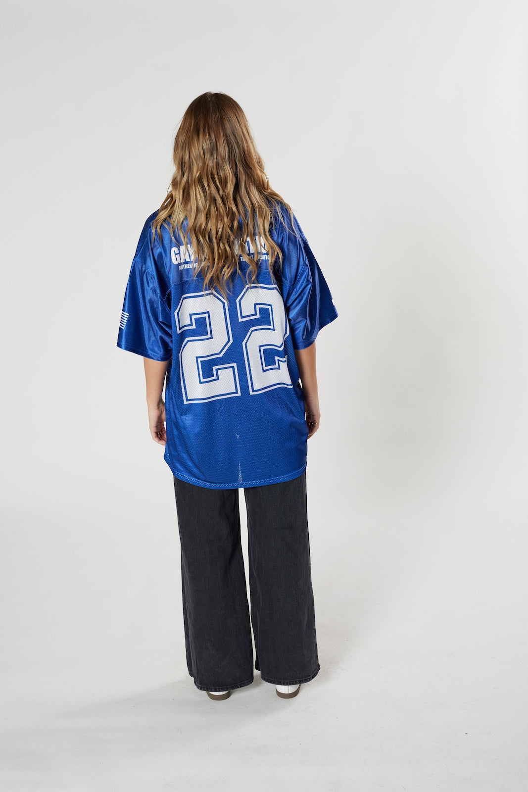 Blue Gaylor Nation Football Jersey #22