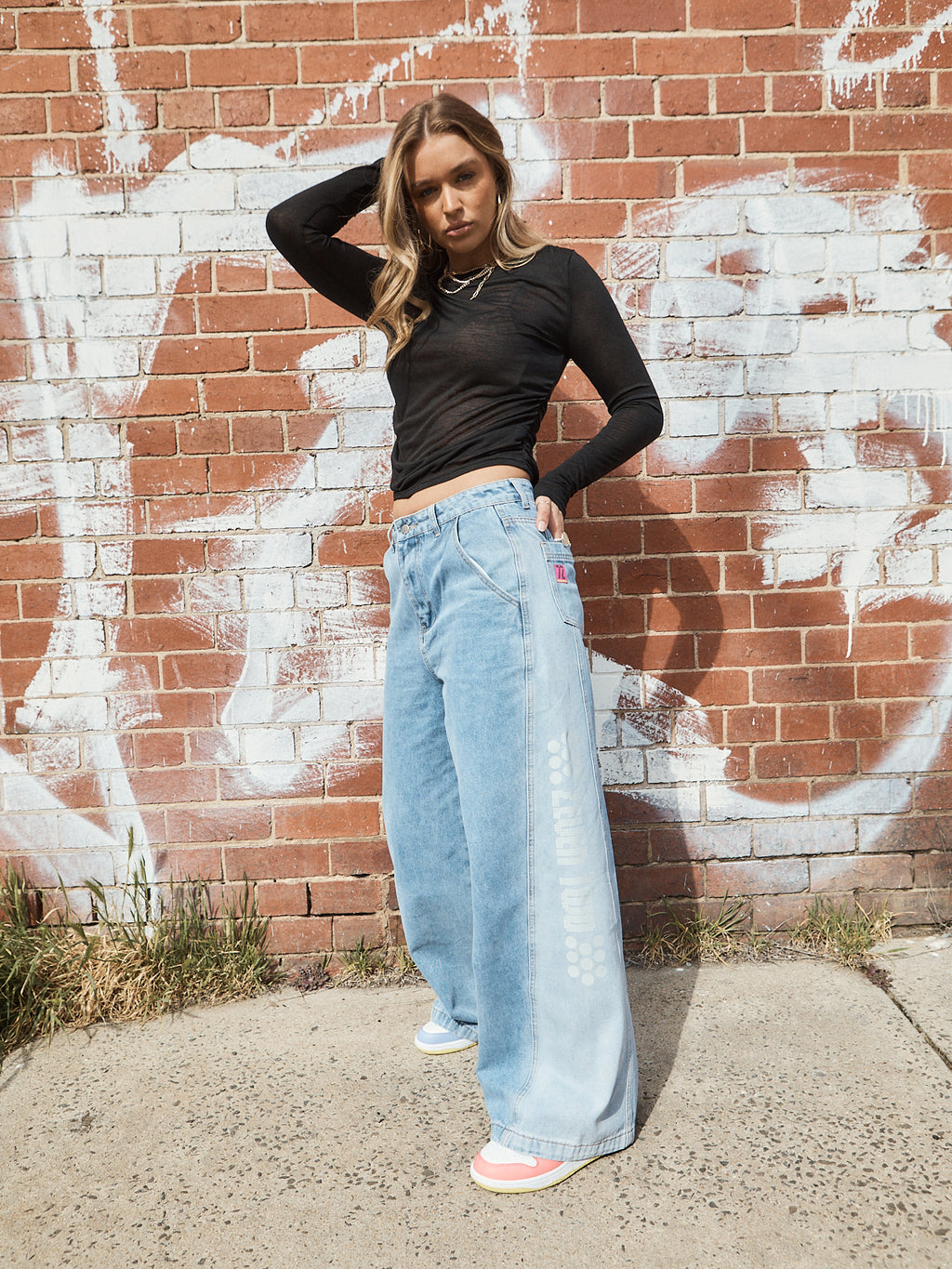 Ciara Long Sleeve Top - Black
