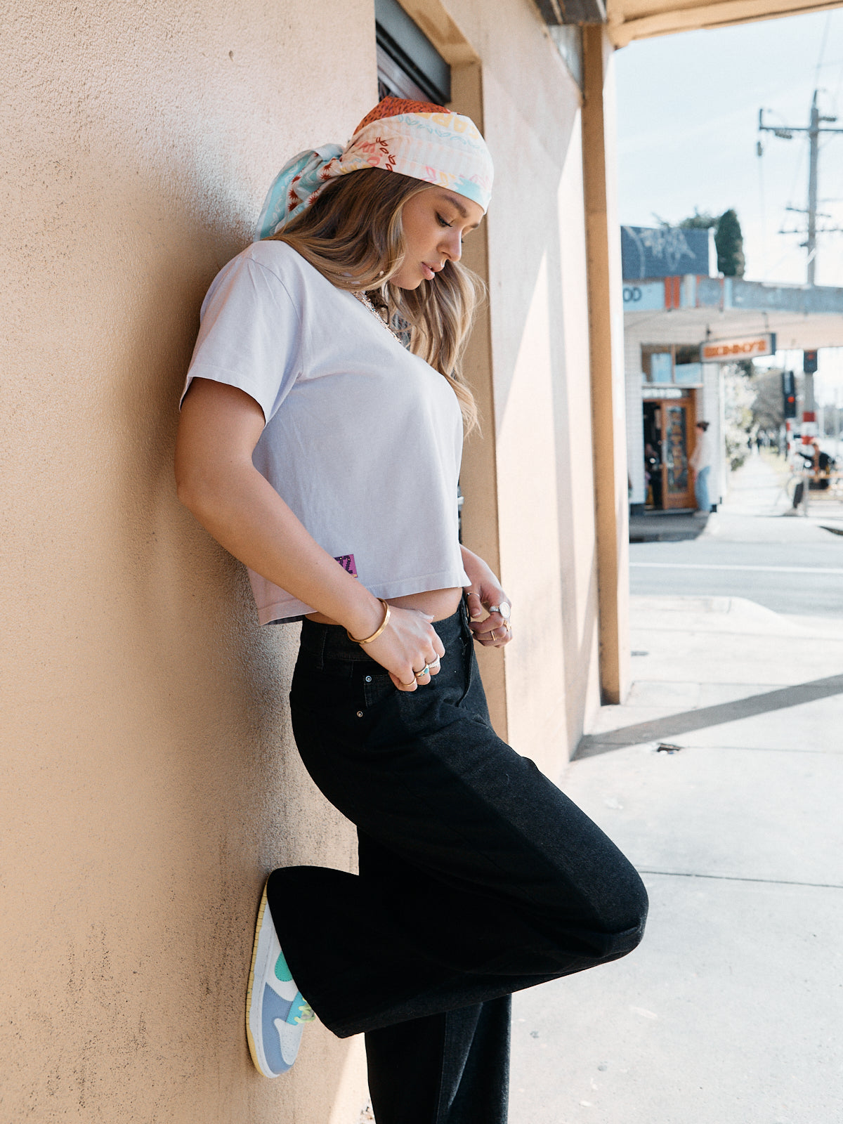 Destiny Cropped Box Tee – Lilac