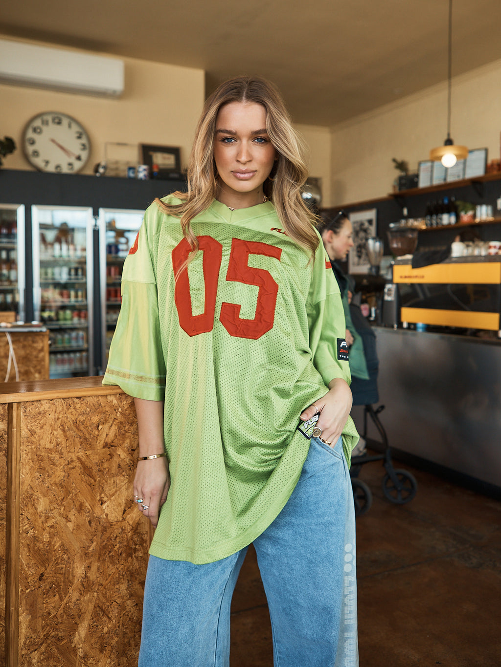 FUBU Jersey #05 (Green/Red)