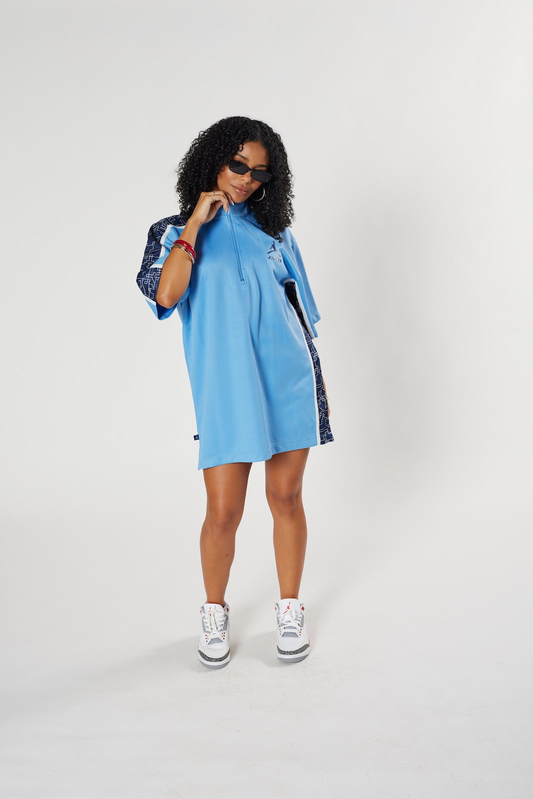 Jordan Blue Quarter-Zip Polo