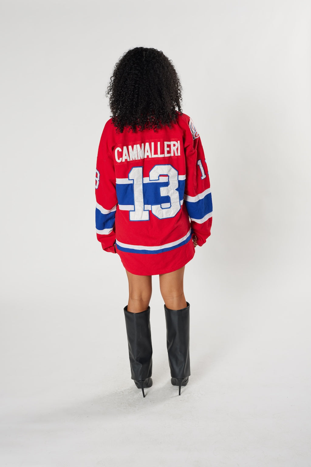 Montreal Canadiens Mike Cammalleri #13 NHL hockey jersey red vintage Habs