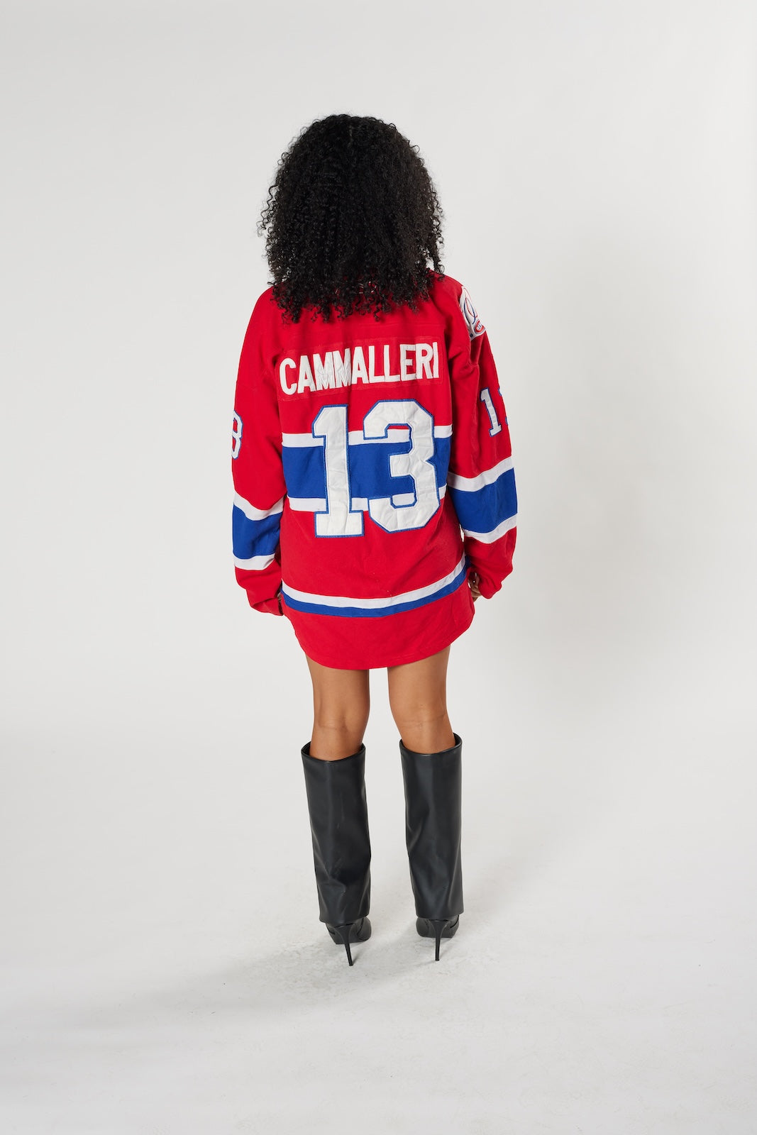 Montreal Canadiens Mike Cammalleri #13 NHL hockey jersey red vintage Habs