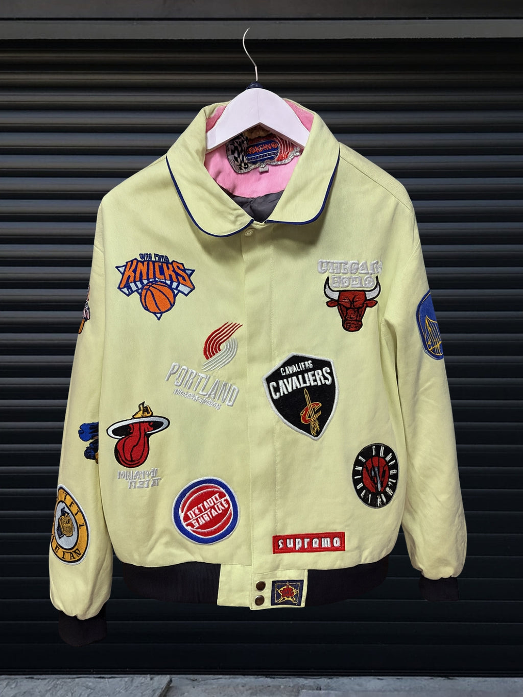 NBA Patch Jacket Collar – Butter Yellow