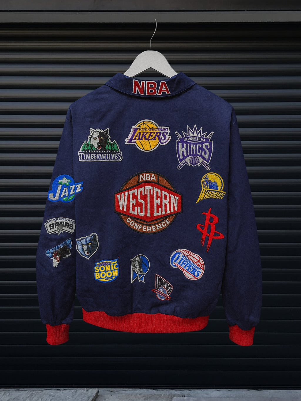 NBA Patch Bomber – Navy Western Conference