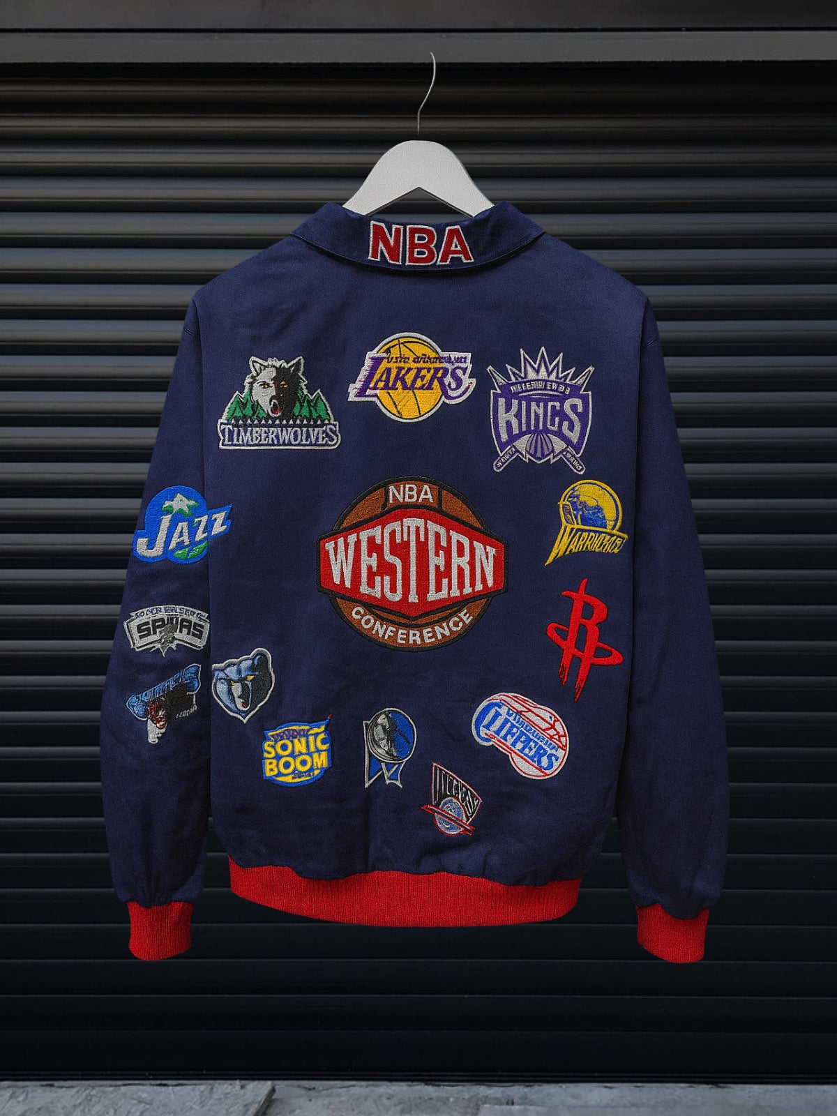 NBA Patch Bomber – Navy Western Conference