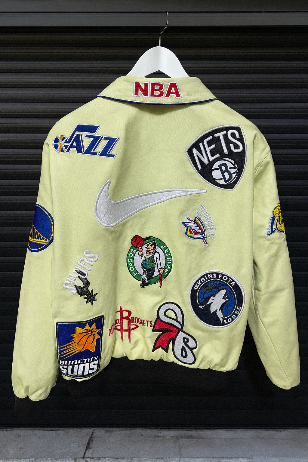 NBA Patch Jacket Collar – Butter Yellow