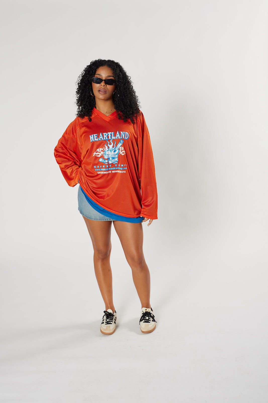 Heartland Hockey Camp Jersey – Double sided Orange Blue