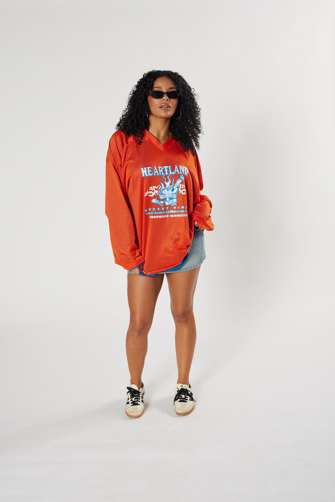 Heartland Hockey Camp Jersey – Double sided Orange Blue