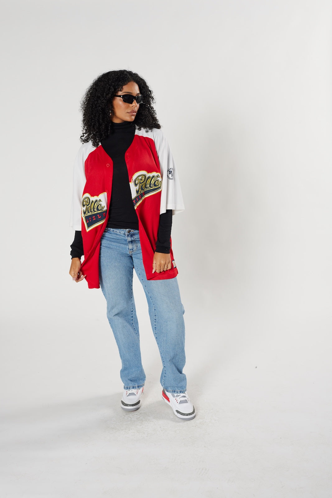 Pelle Pelle vintage jersey red white hip-hop streetwear iconic brand authentic