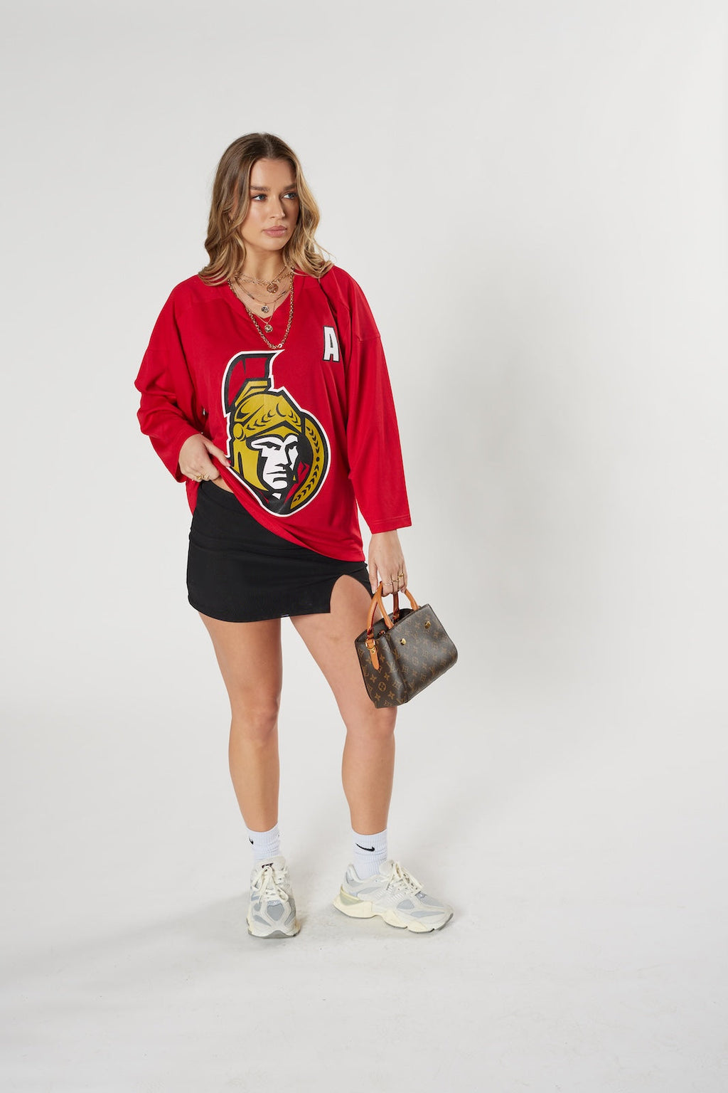 Ottawa Senators Jean-Gabriel Pageau #44 NHL hockey jersey red vintage Canadian