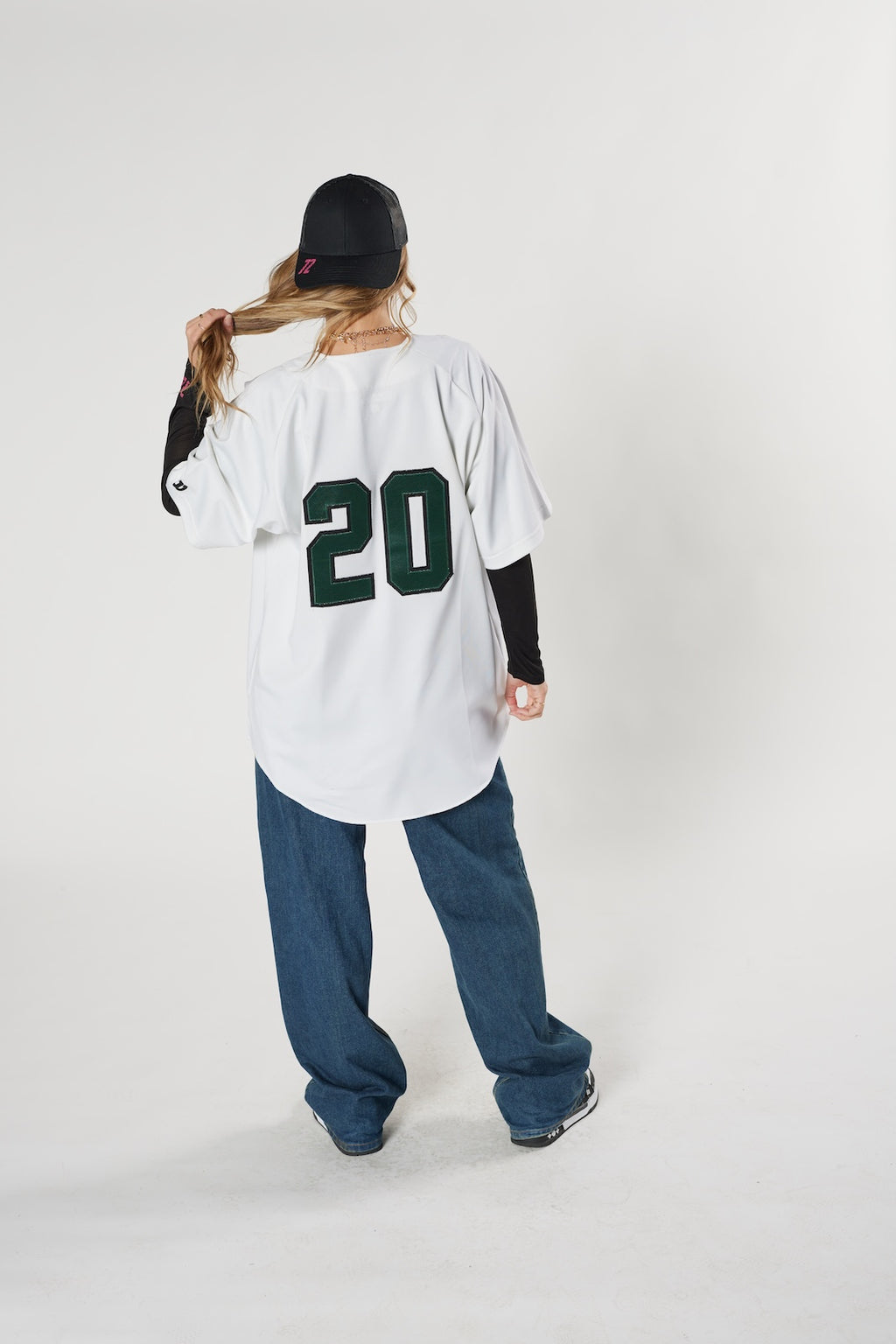 Mustangs #20 baseball jersey white vintage collegiate style authentic