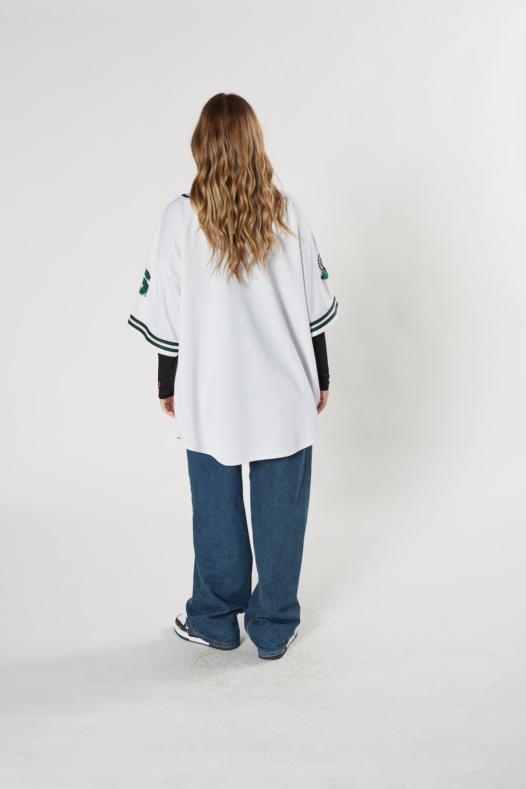 Spartans baseball jersey white vintage collegiate style authentic