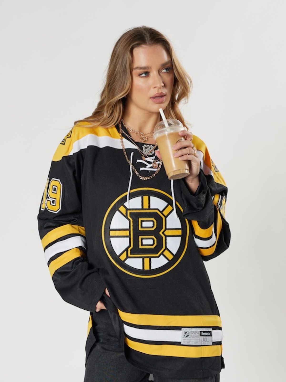 Tyler Seguin Boston Bruins Jersey #19 Black Yellow - Happy Gilmore