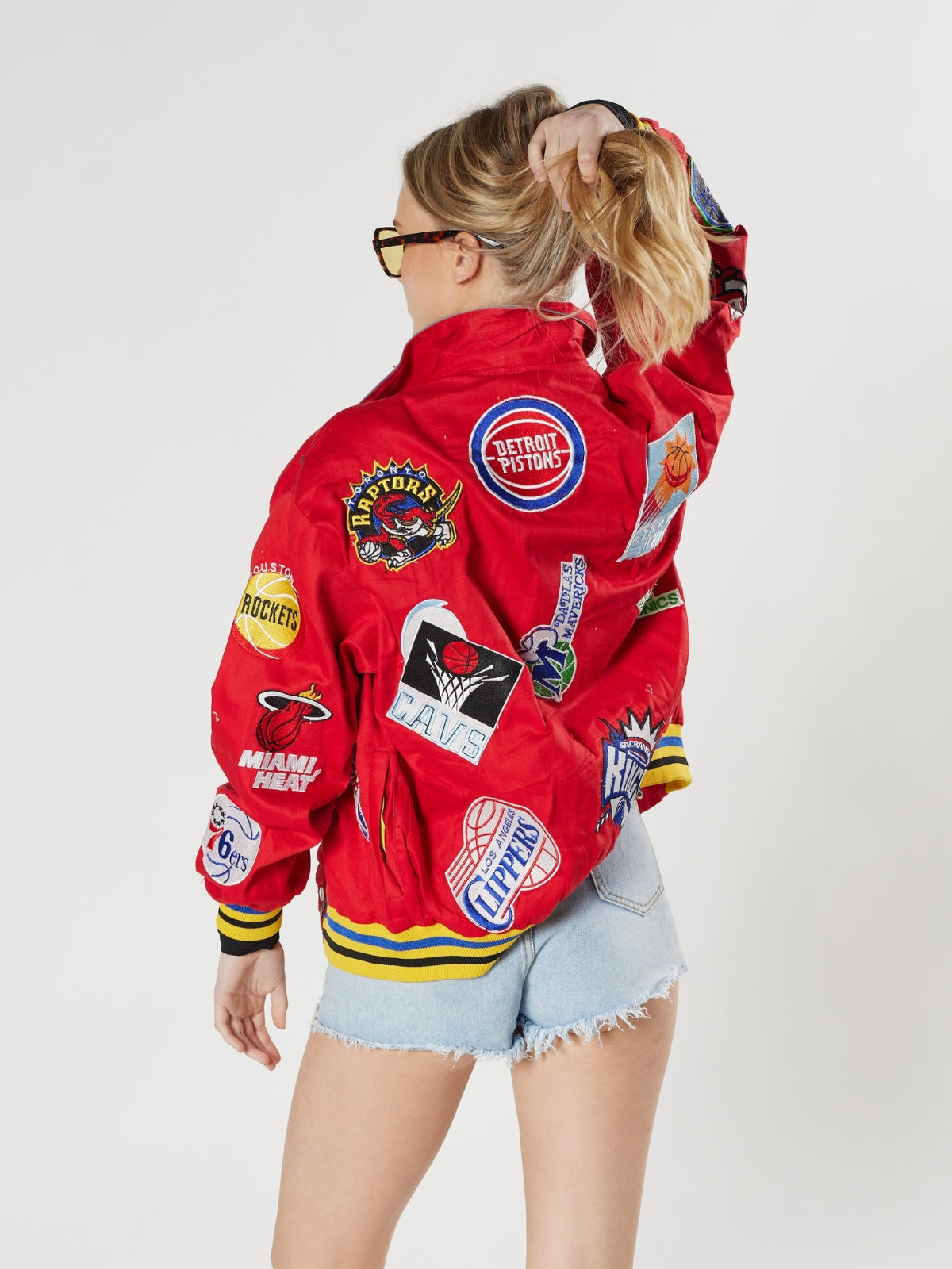 NBA Patch Bomber – Red