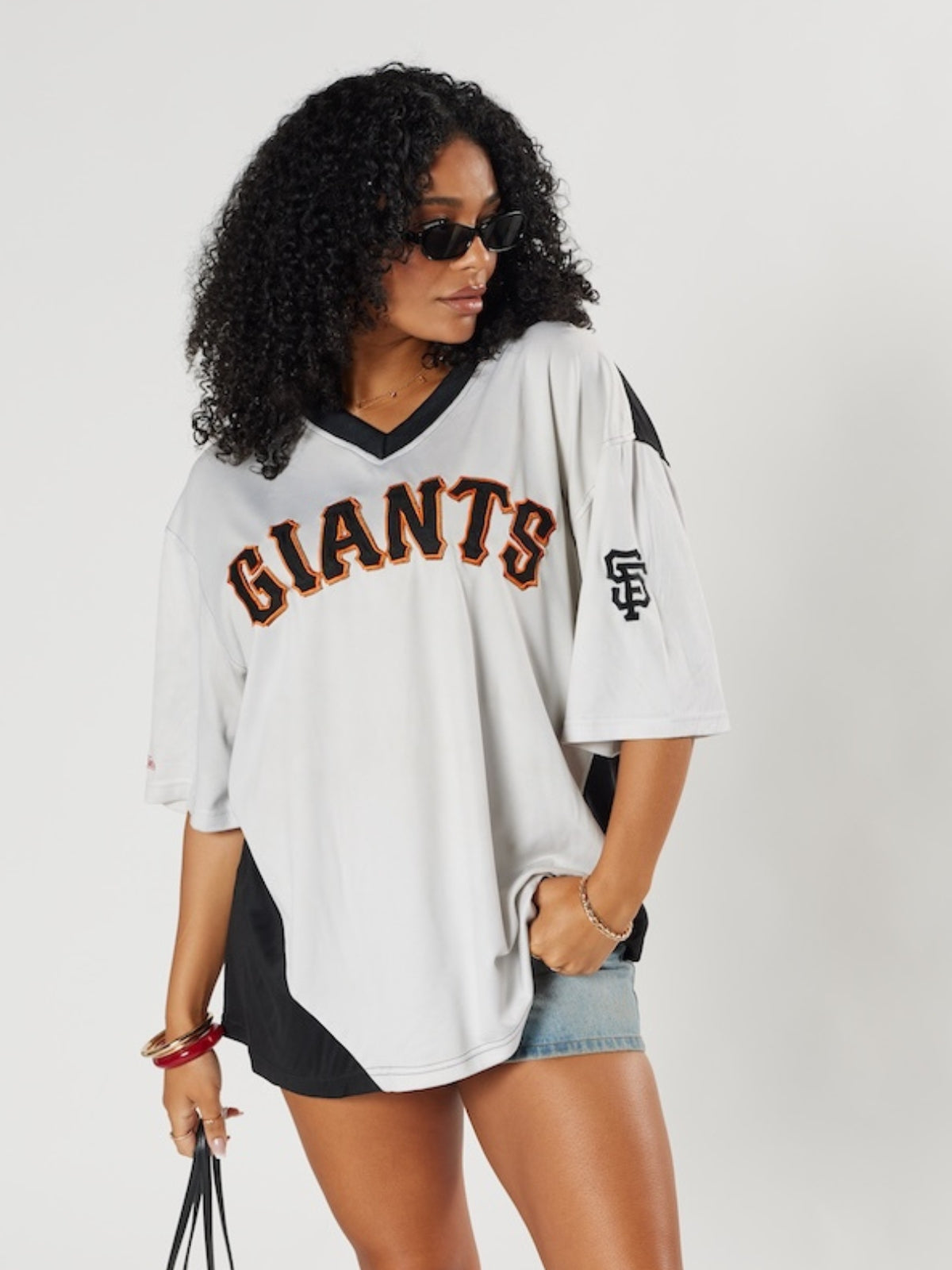 San Francisco Giants Jersey – Grey V-Neck